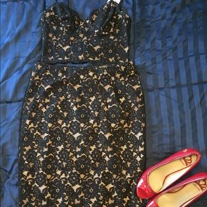 Sexy lacy skirt set!